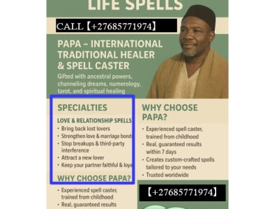 +27685771974 Traditional Healer & Powerful Lost Love spells